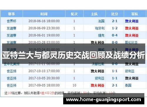 亚特兰大与都灵历史交战回顾及战绩分析
